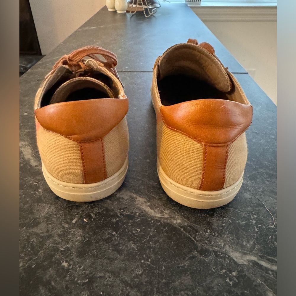 Burberry Brown and Cream Sneakers with Suede Accents - Picture 3 of 5
